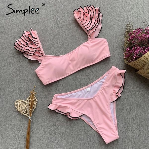 women's swimwear simplee red push up one-pieces bikini summer style ruffle sleeve beach wear playsuit female casual banthing suit swims, White;black
women's swimwear simplee red push up one-pieces bikini summer style ruffle sleeve beach wear playsuit female casual banthing suit swims, White;black