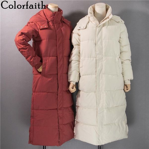 colorfaith new 2020 autumn winter women long jacket pockets quilted hem split puffer parkas high-quality hooded warm coat co811, Black
colorfaith new 2020 autumn winter women long jacket pockets quilted hem split puffer parkas high-quality hooded warm coat co811, Black