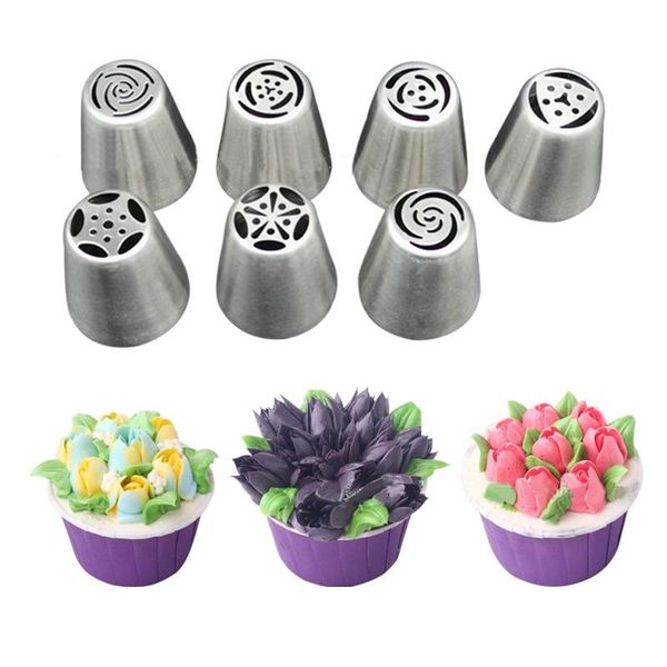 baking & pastry tools delidge 7pcs/set big size cream cake icing piping russian nozzles tips stainless steel fondant decorating
baking & pastry tools delidge 7pcs/set big size cream cake icing piping russian nozzles tips stainless steel fondant decorating