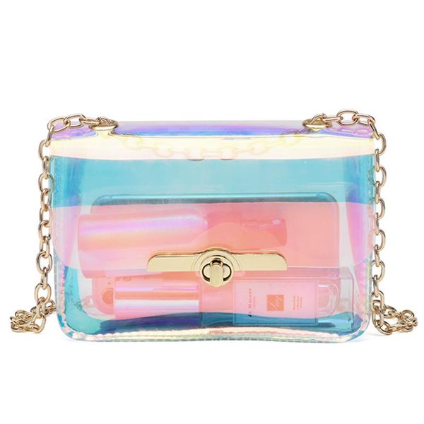beaocly women transparent bag clear pvc jelly small tote messenger bag laser holographic chain shoulder bags female lady sac
beaocly women transparent bag clear pvc jelly small tote messenger bag laser holographic chain shoulder bags female lady sac