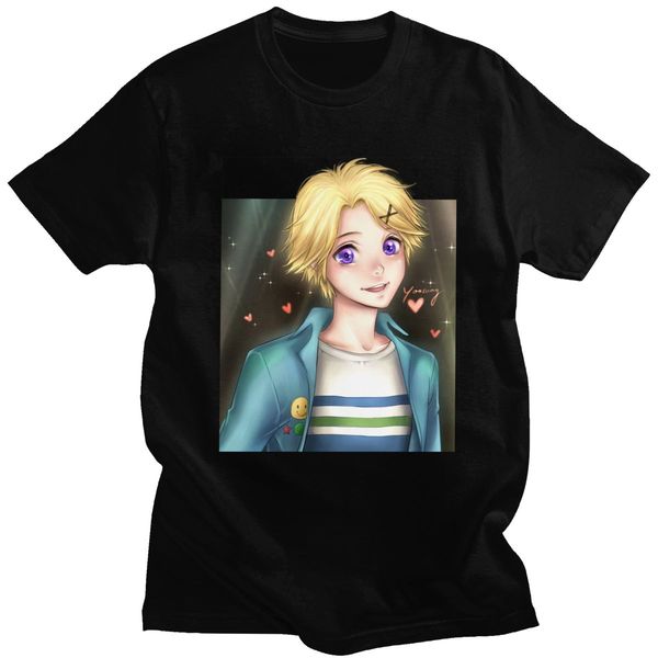trendy men's mystic messenger short sleeves fashion yoosung kim tee novel game shirts apparel hooded sweatshirt hoodie men t shirt
trendy men's mystic messenger short sleeves fashion yoosung kim tee novel game shirts apparel hooded sweatshirt hoodie men t shirt