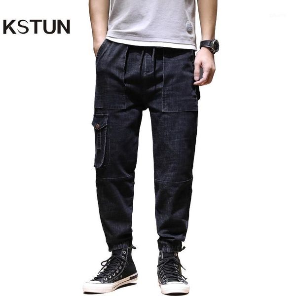 kstun cargo pants men jeans 2020 dark blue jogger jeans elastic waist multi-pockets baggy men pants casual trousers plus size 421
kstun cargo pants men jeans 2020 dark blue jogger jeans elastic waist multi-pockets baggy men pants casual trousers plus size 421