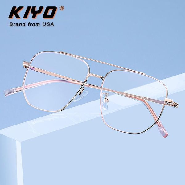kiyo brand 2020 new women men fashion anti blue light optical frame metal eyeglasses frames square spectacles glasses 9655, White;black
kiyo brand 2020 new women men fashion anti blue light optical frame metal eyeglasses frames square spectacles glasses 9655, White;black