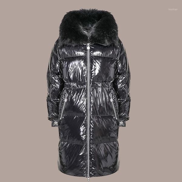 2020 new winter jacket women thick parka plus size long fur hooded winter coat european style warm outwear1, Black
2020 new winter jacket women thick parka plus size long fur hooded winter coat european style warm outwear1, Black