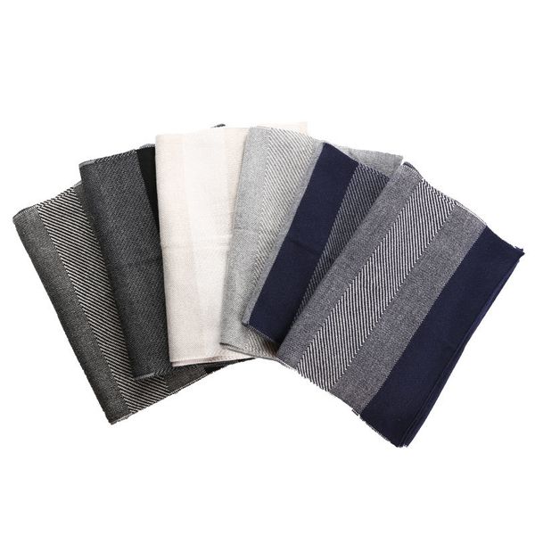 sparsil men winter cashmere scarf knitted wool soft warm shawl wrap wide stripe scarves elastic neckerchief foulard 201021, Blue;gray
sparsil men winter cashmere scarf knitted wool soft warm shawl wrap wide stripe scarves elastic neckerchief foulard 201021, Blue;gray