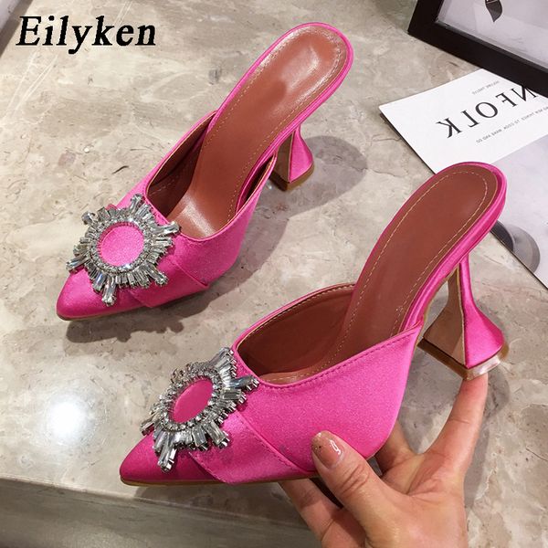 eilyken rose red women pumps silk satin pointed toe rhinestone crystal high heels woman wedding pumps slip on cup heeled mules y200702, Black
eilyken rose red women pumps silk satin pointed toe rhinestone crystal high heels woman wedding pumps slip on cup heeled mules y200702, Black