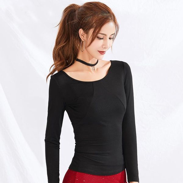 fashion modern long sleeve latin dance clothes for women/female dancers,ballroom o-neck costume performance wear md92501, Black;red
fashion modern long sleeve latin dance clothes for women/female dancers,ballroom o-neck costume performance wear md92501, Black;red