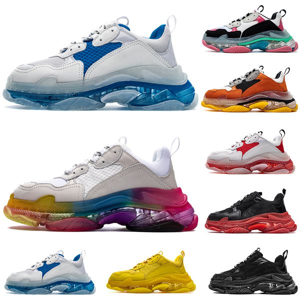 2020 new flats fashion triple s crystal luxury bottoms mens womens casual shoes paris 17fw sneakers vintage dad platform women trainers, Black
2020 new flats fashion triple s crystal luxury bottoms mens womens casual shoes paris 17fw sneakers vintage dad platform women trainers, Black