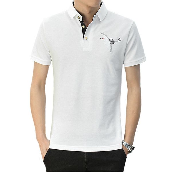 pure color stand collar shirt men 2020 summer new men's embroidered polo size s - xxxl male casual shirts, White;black
pure color stand collar shirt men 2020 summer new men's embroidered polo size s - xxxl male casual shirts, White;black