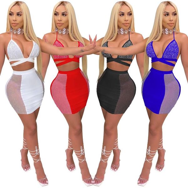 zoctuo rhinestones diamond 2 pieces sets women club party 2 piece outfits spaghetti strap and mini skirt suit, Gray
zoctuo rhinestones diamond 2 pieces sets women club party 2 piece outfits spaghetti strap and mini skirt suit, Gray