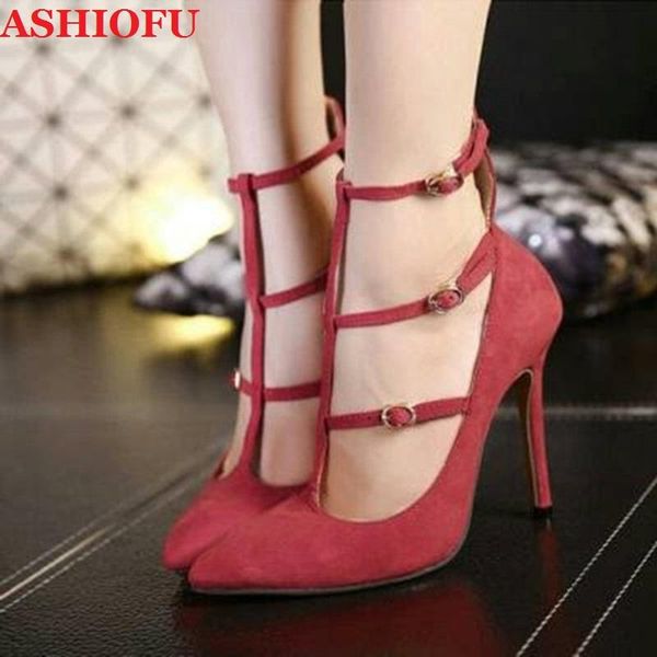 ashiofu handmade ladies high heel pumps three buckle straps party dress shoes pointy office evening fashion court shoes, Black
ashiofu handmade ladies high heel pumps three buckle straps party dress shoes pointy office evening fashion court shoes, Black