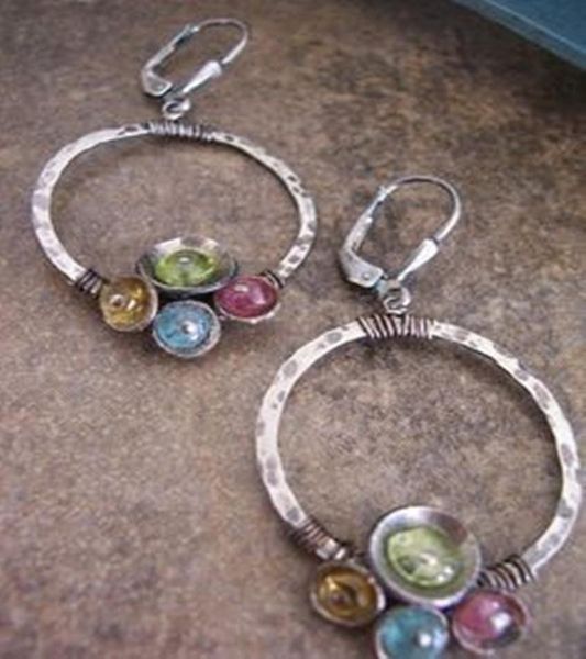 vintage antique silver color earrings for women wedding charm pendant bohemian punk colorful beaded round drop earings jewelry
vintage antique silver color earrings for women wedding charm pendant bohemian punk colorful beaded round drop earings jewelry