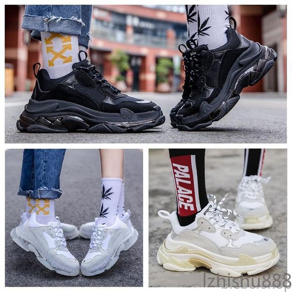 pairs 17fw triple s sneakers mens women casual shoes triple s clear sole white green black rainbow sports outdoor dad shoe lz
pairs 17fw triple s sneakers mens women casual shoes triple s clear sole white green black rainbow sports outdoor dad shoe lz