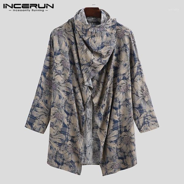 men coats printing turtleneck 2020 long sleeve retro trench cotton leisure cloak streetwear mens irregular poncho incerun s-3xl1, Tan;black
men coats printing turtleneck 2020 long sleeve retro trench cotton leisure cloak streetwear mens irregular poncho incerun s-3xl1, Tan;black