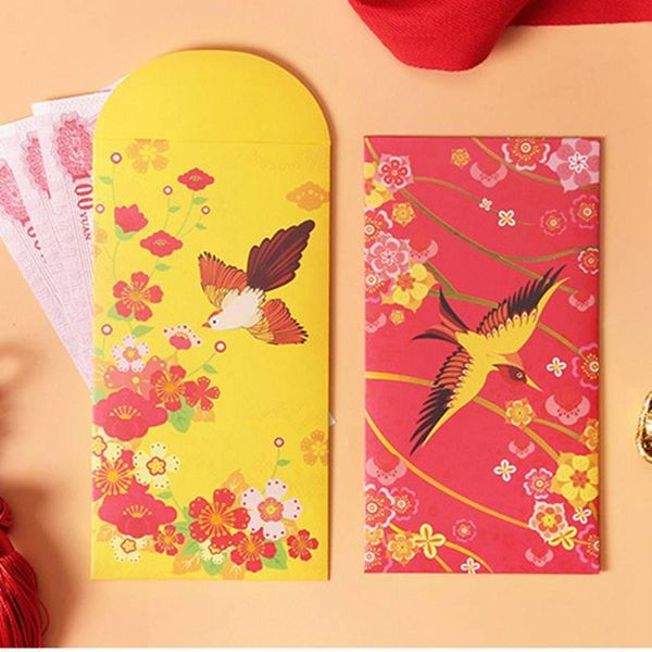 gift wrap 8pcs flower and bird printed red packet literary year's wedding envelopes spring festival lucky seal arrival
gift wrap 8pcs flower and bird printed red packet literary year's wedding envelopes spring festival lucky seal arrival