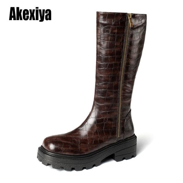 boots pu leather long woman motorcycle fashion brown square heel comfortable knee-high w081, Black
boots pu leather long woman motorcycle fashion brown square heel comfortable knee-high w081, Black