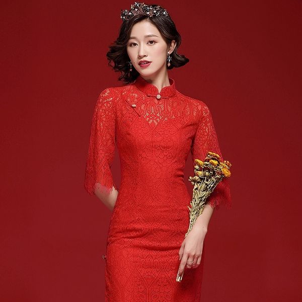 3zcvb chinese lace summer cheongsam 2020 toast new women's lace slim dress improved dress 20055 14uo8, Black;gray
3zcvb chinese lace summer cheongsam 2020 toast new women's lace slim dress improved dress 20055 14uo8, Black;gray