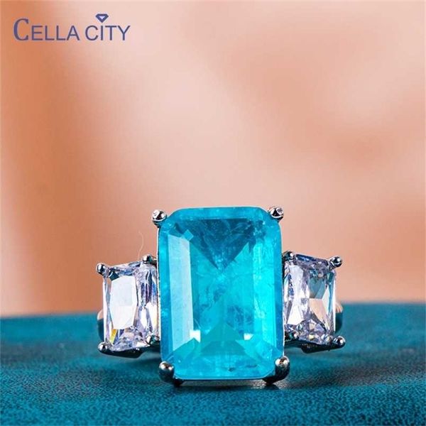 cellacity luxury 925 sterling silver women ring with 10*14mm paraiba tourmaline gemstones silver wedding fine jewelry gift 220210, Slivery;golden
cellacity luxury 925 sterling silver women ring with 10*14mm paraiba tourmaline gemstones silver wedding fine jewelry gift 220210, Slivery;golden