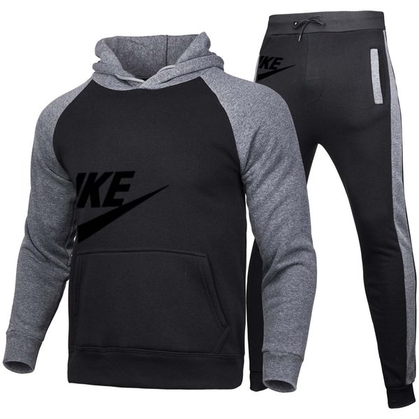 2020 new men's sportswear men's casual suit 2pc clothes spring and autumn hooded pullover men's women's hoodies casual b, Gray
2020 new men's sportswear men's casual suit 2pc clothes spring and autumn hooded pullover men's women's hoodies casual b, Gray