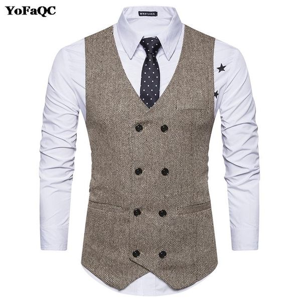 2020 new european style slim fit woollen double breasted sleeveless jacket 2020 new waistcoat men suit vest men's vests, Black;white
2020 new european style slim fit woollen double breasted sleeveless jacket 2020 new waistcoat men suit vest men's vests, Black;white