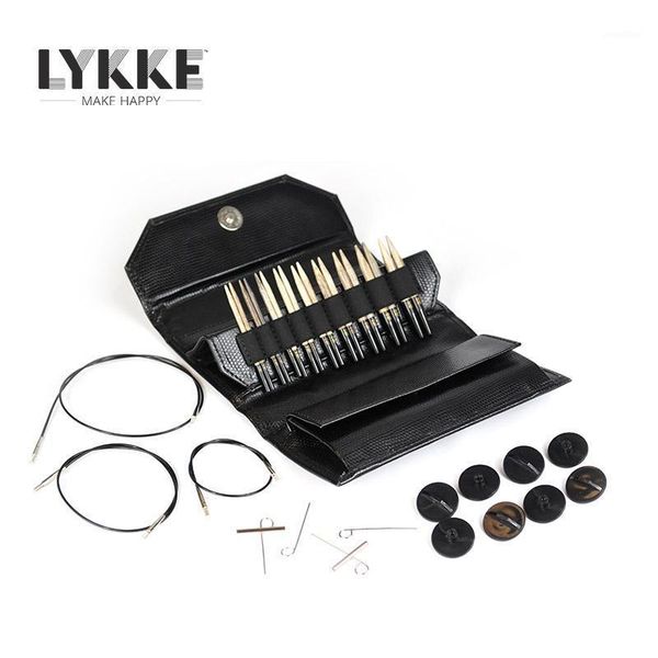 lykke 3.5" ( 7cm ) interchangeable circular knitting needle set1, Black
lykke 3.5" ( 7cm ) interchangeable circular knitting needle set1, Black