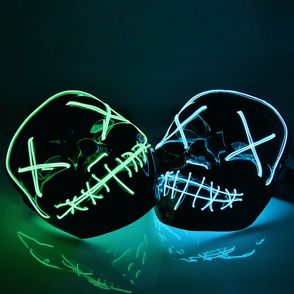 halloween led mask purge masks election mascara costume dj party light up masks glow in dark movie cosplay payday mask t191010
halloween led mask purge masks election mascara costume dj party light up masks glow in dark movie cosplay payday mask t191010