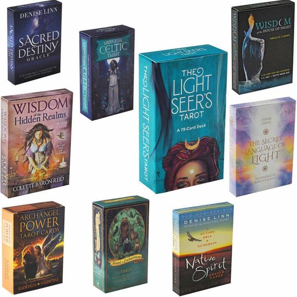 tarot cards shamanic healing oracle cards tarot guidance divination fate deck board games for family party supplies
tarot cards shamanic healing oracle cards tarot guidance divination fate deck board games for family party supplies