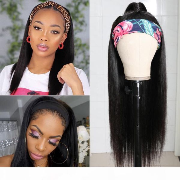 luxurious long straight headband scarf human hair wigs peruvian remy hair wigs for women headband wig human closure wig, Black;brown
luxurious long straight headband scarf human hair wigs peruvian remy hair wigs for women headband wig human closure wig, Black;brown