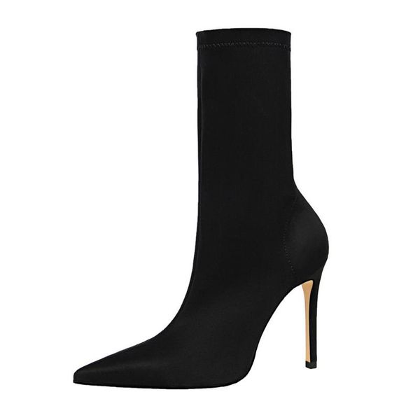 sock boots knitting stretch boots high heels for women fashion shoes 2021 spring autumn ankle booties female 34-43, Black
sock boots knitting stretch boots high heels for women fashion shoes 2021 spring autumn ankle booties female 34-43, Black