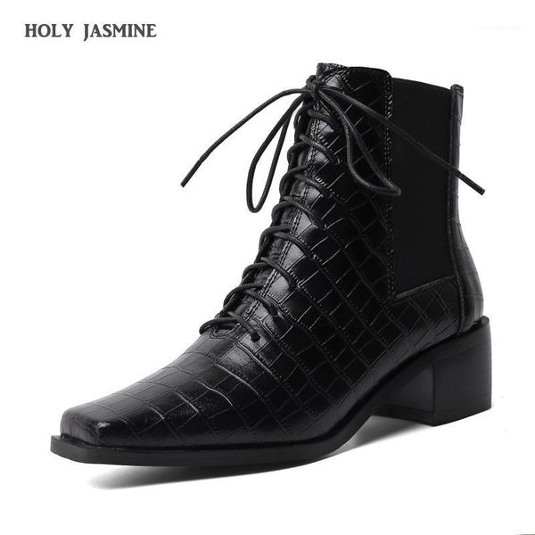 boots 2021 fashion women ankle spring autumn 5cm high heels genuine leather shoes factory 1, Black
boots 2021 fashion women ankle spring autumn 5cm high heels genuine leather shoes factory 1, Black