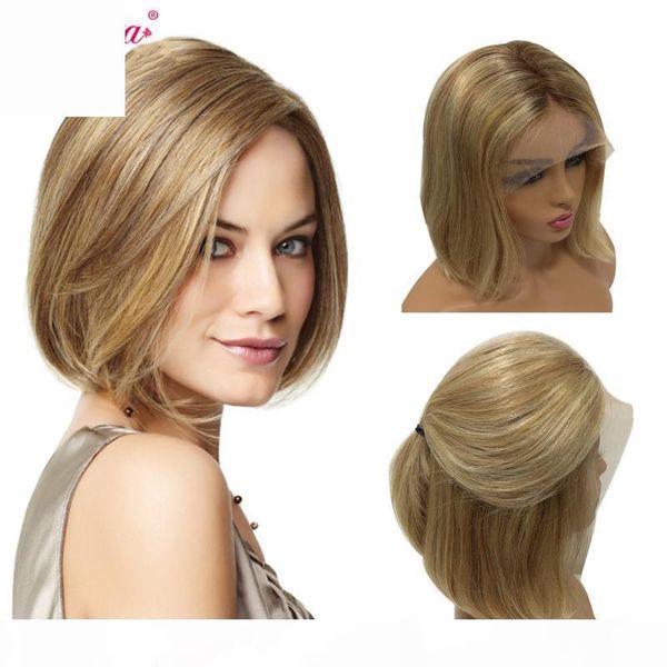 ubetta 100% real hair wigs highlight u part wig human hair ombre bob wig blonde honey 613 colored with baby for black women, Black;brown
ubetta 100% real hair wigs highlight u part wig human hair ombre bob wig blonde honey 613 colored with baby for black women, Black;brown
