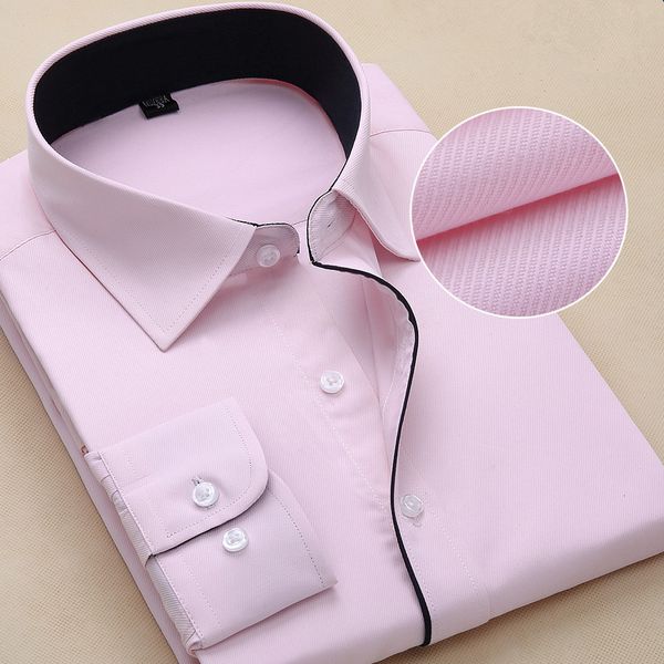 clothing men's shirt with long sleeves large size s-7xl 8xl pink men work shirts striped / twill camisa masculina, White;black
clothing men's shirt with long sleeves large size s-7xl 8xl pink men work shirts striped / twill camisa masculina, White;black