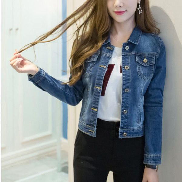 women lady denim long sleeve coat fashion breathable for spring autumn travel nyz shop, Black;brown
women lady denim long sleeve coat fashion breathable for spring autumn travel nyz shop, Black;brown