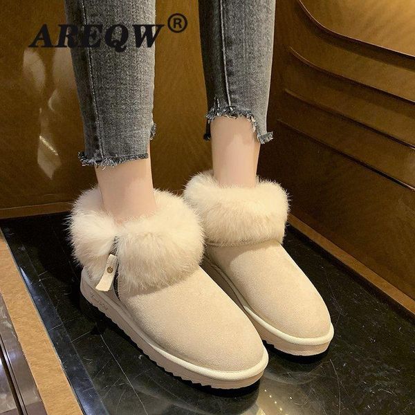 real hair shoes women suede fur winter snow boots female pleated plush lining warm platform felt ankle booties, Black
real hair shoes women suede fur winter snow boots female pleated plush lining warm platform felt ankle booties, Black