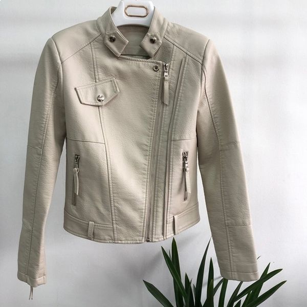 black 2021 new women plutonium jacket fine spring fall outerwear ladies soft leather biker women's coat um74
black 2021 new women plutonium jacket fine spring fall outerwear ladies soft leather biker women's coat um74