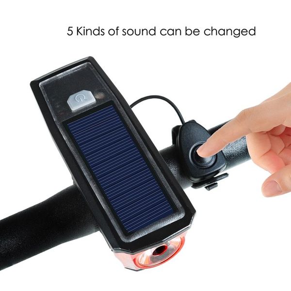 bike lights 350lm bicycle led front light cycling solar power usb horn bell headlight
bike lights 350lm bicycle led front light cycling solar power usb horn bell headlight