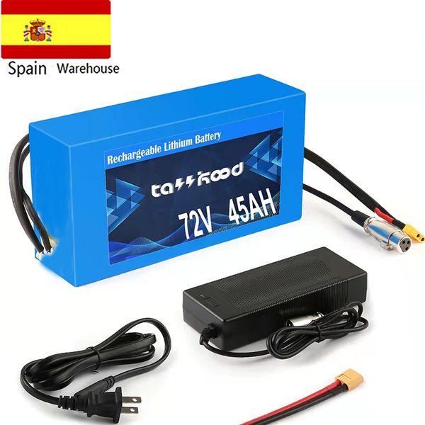 72v 45ah ebike lithium ion electric scooter battery 5a fast charger 50a bms for 1000w - 3500w motor electric motorcycle bicycle 
72v 45ah ebike lithium ion electric scooter battery 5a fast charger 50a bms for 1000w - 3500w motor electric motorcycle bicycle