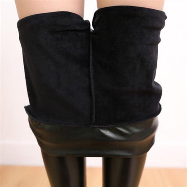 women faux leather legging winter keep warm high waist jegging ankle length large size plus velvet female warm leggings, Black
women faux leather legging winter keep warm high waist jegging ankle length large size plus velvet female warm leggings, Black