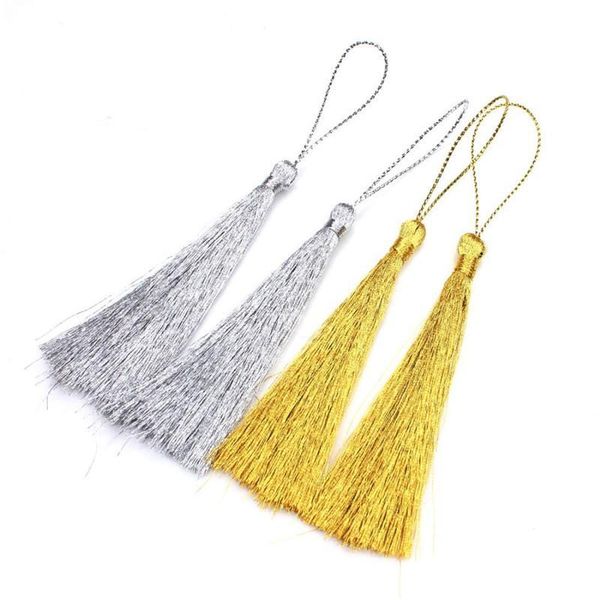 15pcs gold silk silver silk tassel pendant jewelry curtain garments decorative accessories key bag pendant craft tassels diy h jllsva
15pcs gold silk silver silk tassel pendant jewelry curtain garments decorative accessories key bag pendant craft tassels diy h jllsva