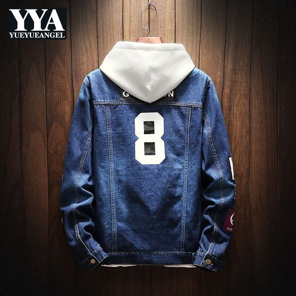 high street men denim coat casual slim printed bomber jacket plus size 4xl teenager male single breasted blue college outerwear, Black;brown
high street men denim coat casual slim printed bomber jacket plus size 4xl teenager male single breasted blue college outerwear, Black;brown