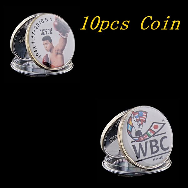 10pcs world professional boxing all star mohamed ali craft celebrity series silver plated zinc alloy collection coin in acrylic case
10pcs world professional boxing all star mohamed ali craft celebrity series silver plated zinc alloy collection coin in acrylic case