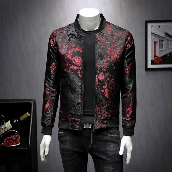 fall paisely floral business bomber windbreaker clothes men vintage jacket coat 5xl y201026, Black;brown
fall paisely floral business bomber windbreaker clothes men vintage jacket coat 5xl y201026, Black;brown