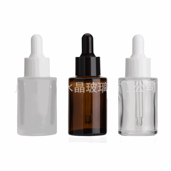 30ml glass bottle flat shoulder frosted clear amber glass round essential oil serum bottle with glass dropper packing bottles 139 g2
30ml glass bottle flat shoulder frosted clear amber glass round essential oil serum bottle with glass dropper packing bottles 139 g2