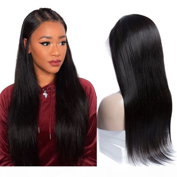 straight lace front human hair wigs pre plucked hairline 150% 13x4 lace front wig brazilian remy hair, Black
straight lace front human hair wigs pre plucked hairline 150% 13x4 lace front wig brazilian remy hair, Black