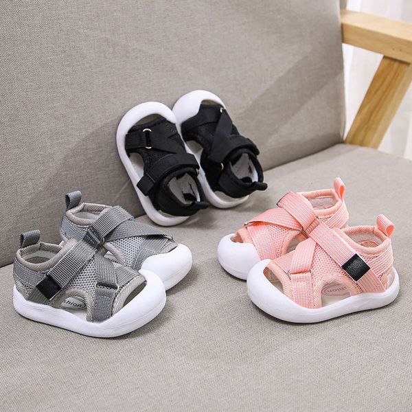 breathable summer new baby velcro mh sports wind rubber antiskid walking sho children's sandals, Black;red
breathable summer new baby velcro mh sports wind rubber antiskid walking sho children's sandals, Black;red