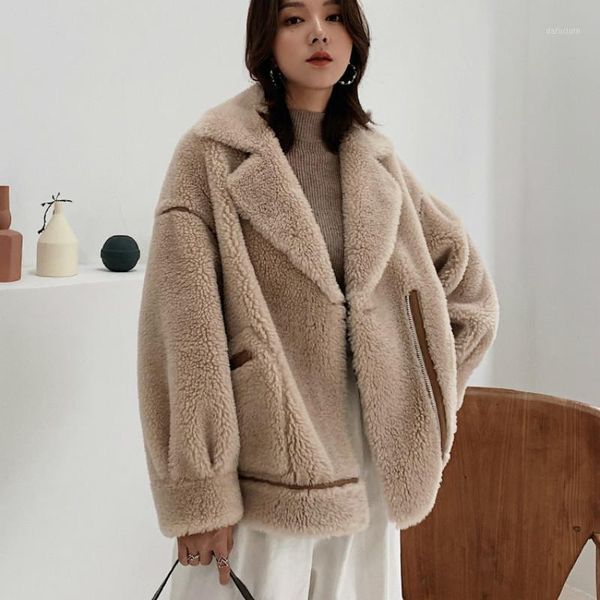 real fur coat sheep shearling fur 100% wool jacket autumn winter coat women clothes 2020 korean streetwear women zt35011, Black
real fur coat sheep shearling fur 100% wool jacket autumn winter coat women clothes 2020 korean streetwear women zt35011, Black