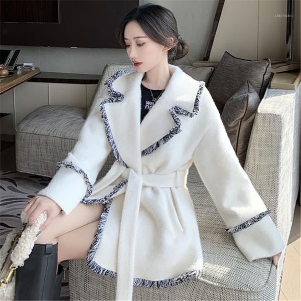 new arrival autumn women loose woolen coat winter wide-waisted oversize thickened wool jacket vintage korean warm long coats1, Black
new arrival autumn women loose woolen coat winter wide-waisted oversize thickened wool jacket vintage korean warm long coats1, Black