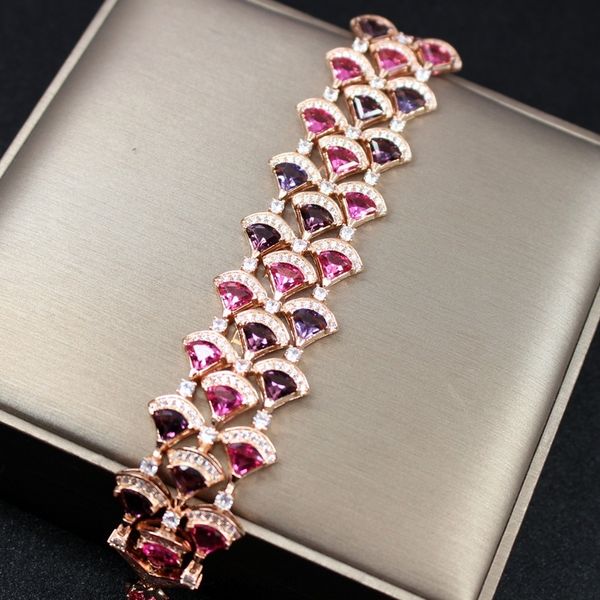 gqomp chaopai braceletdiamond fan-shaped for treasure accessories plated colorful women luxurious atmosphere full diamond braceletbracelet r, Golden;silver
gqomp chaopai braceletdiamond fan-shaped for treasure accessories plated colorful women luxurious atmosphere full diamond braceletbracelet r, Golden;silver