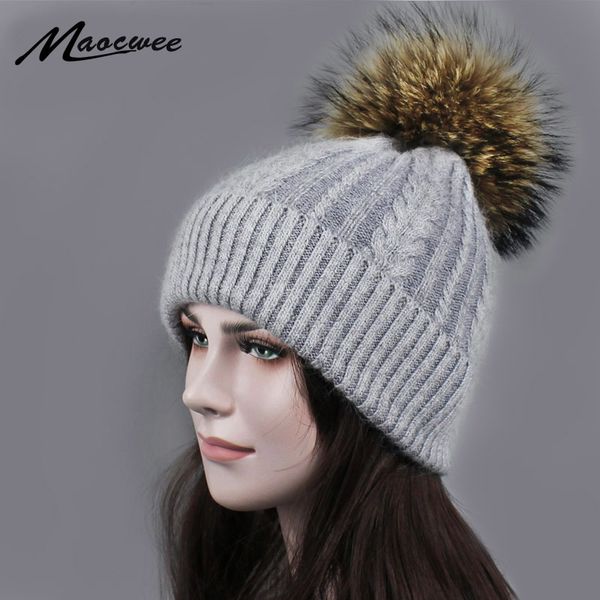 natural raccoon fur women's winter warm hats girls knitted wool rabbit ski caps female headgear pompon skullies beanies gorro, Blue;gray
natural raccoon fur women's winter warm hats girls knitted wool rabbit ski caps female headgear pompon skullies beanies gorro, Blue;gray