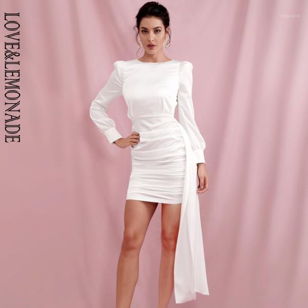 love & lemonade white open back streamer stitching reflective fabric long sleeve mini dress spring lm822161, Black;gray
love & lemonade white open back streamer stitching reflective fabric long sleeve mini dress spring lm822161, Black;gray